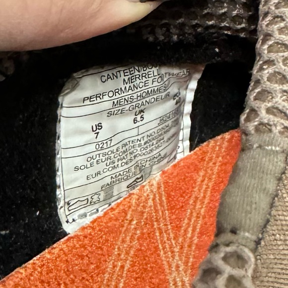 ⬇️$42 Merrell Vibram men’s hiking shoes size 7 - Picture 3 of 7